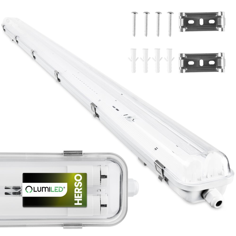 E-shop Nehorľavé LED svietidlo 150cm 2xT8 G13 IP65 OHLD-258 Lumiled