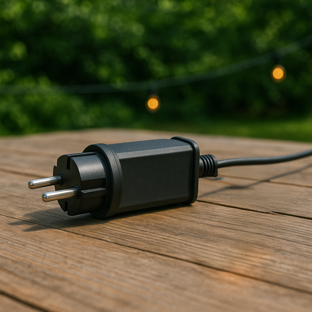 E-shop Napájací adaptér 4,8 W pre solárnu Girlandu 24V-230V