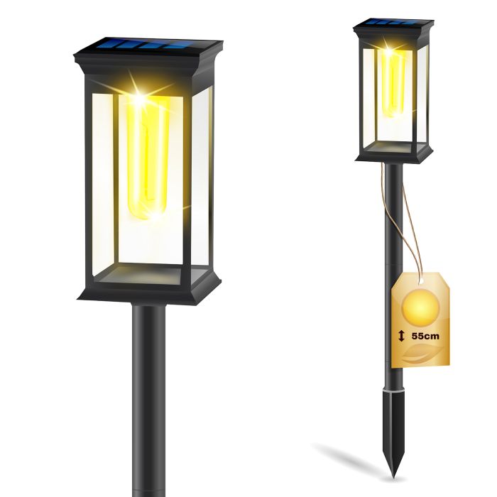 Solárna záhradná lampa LED 3000K IP65