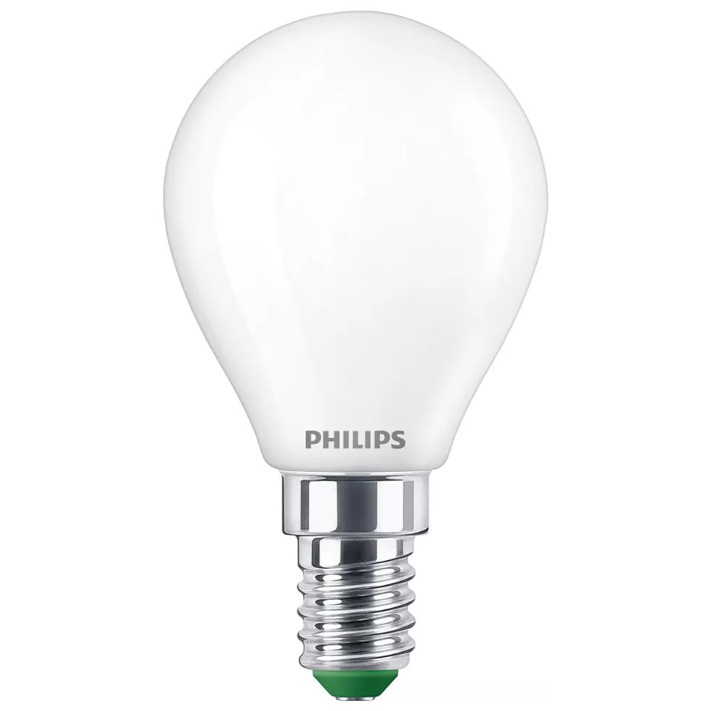 E-shop LED žiarovka E14 Ball P45 2,3W = 40W 485lm 210lm/W 2700K Warm 300° CLASS A UltraEfficient Philips