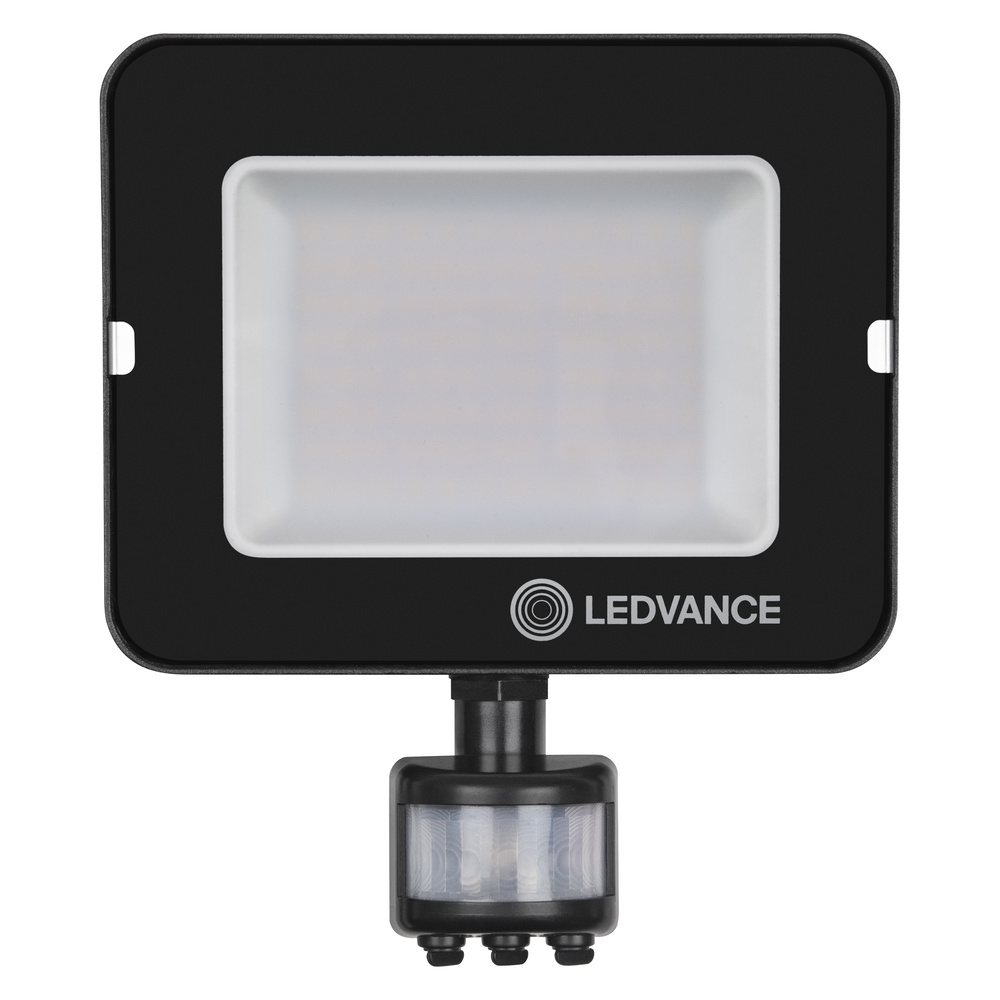 E-shop LED reflektor 50W 4500lm 4000K IP65 čierny so senzorom pohybu a súmraku LEDVANCE COMPACT V