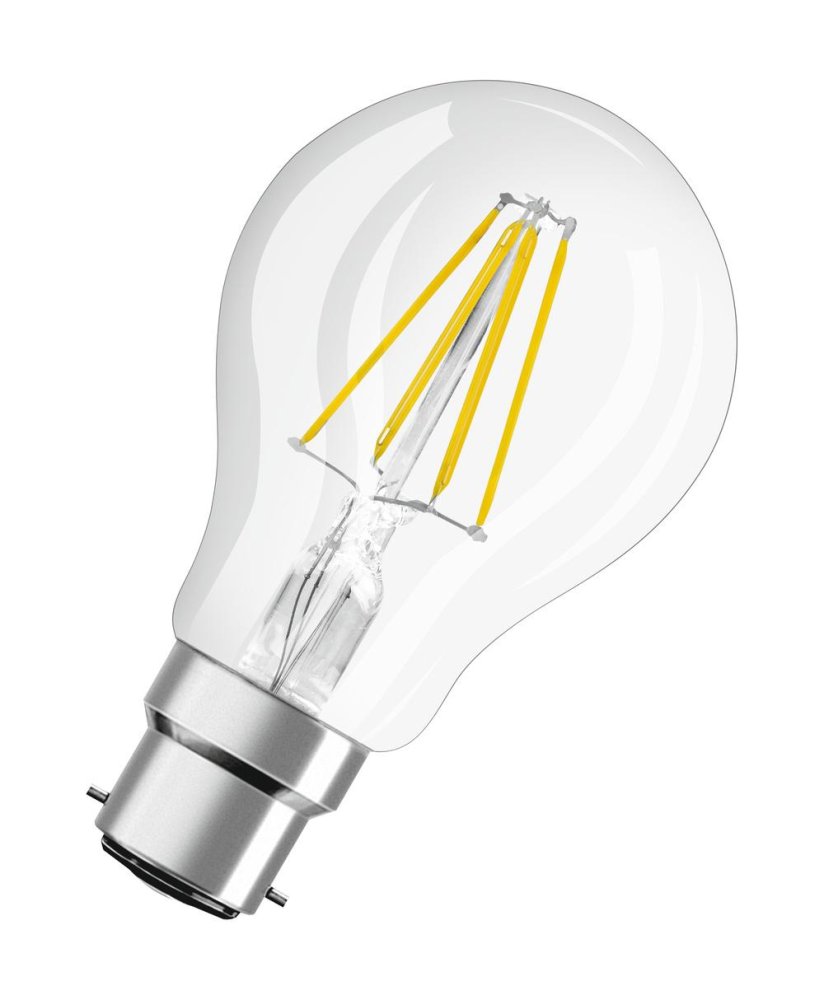 E-shop 3PAK LED žiarovka B22d A60 6,5W = 60W 806lm 2700K Warm 360° Filament OSRAM