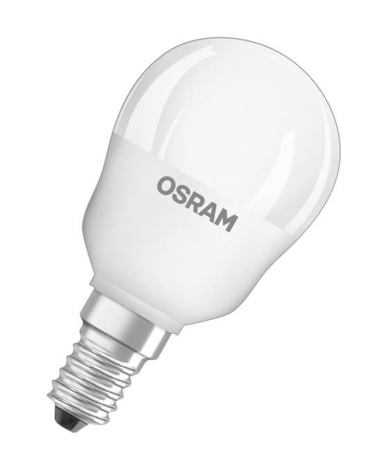 E-shop LED žiarovka E14 P45 4,5W = 25W 250lm RGBW 200° OSRAM Star + PILOT