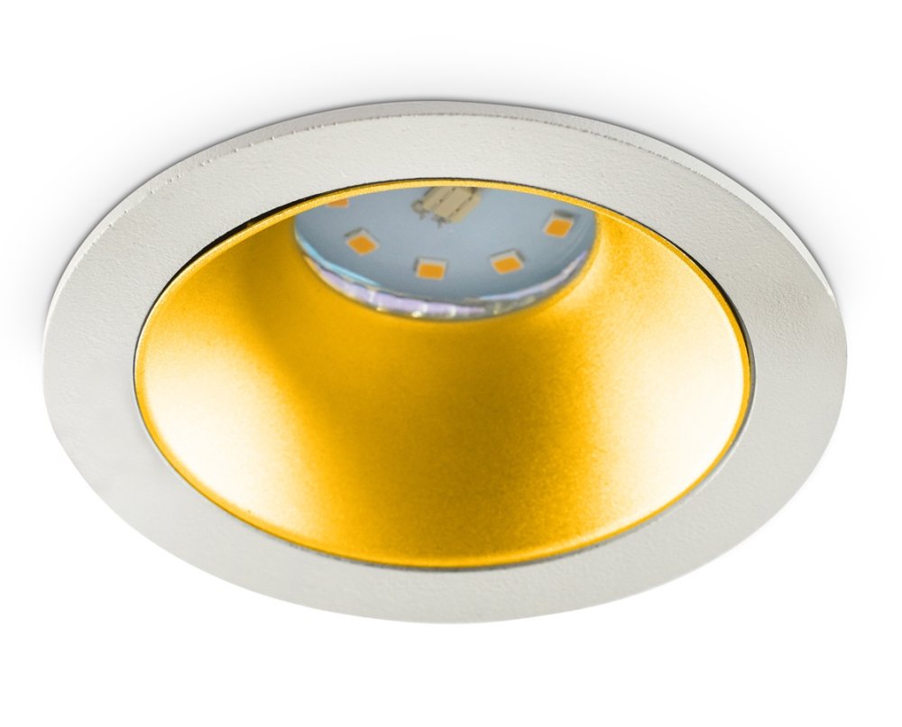 Stropná okrúhla podhľadová lampa GU10 MR16 zlatá SIENA Kobi