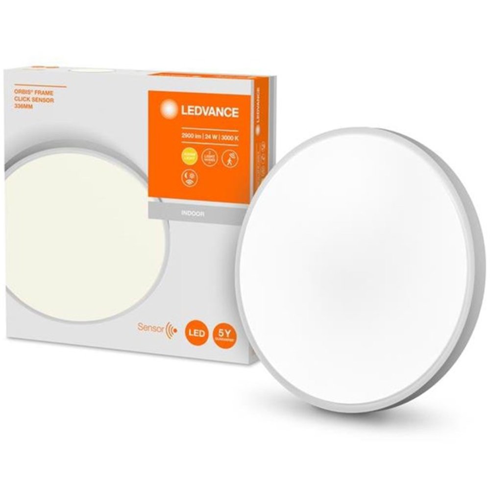 LED plafón s povrchovou montážou 24W 3000K Warm so senzorom pohybu 33cm Round ORBIS LEDVANCE