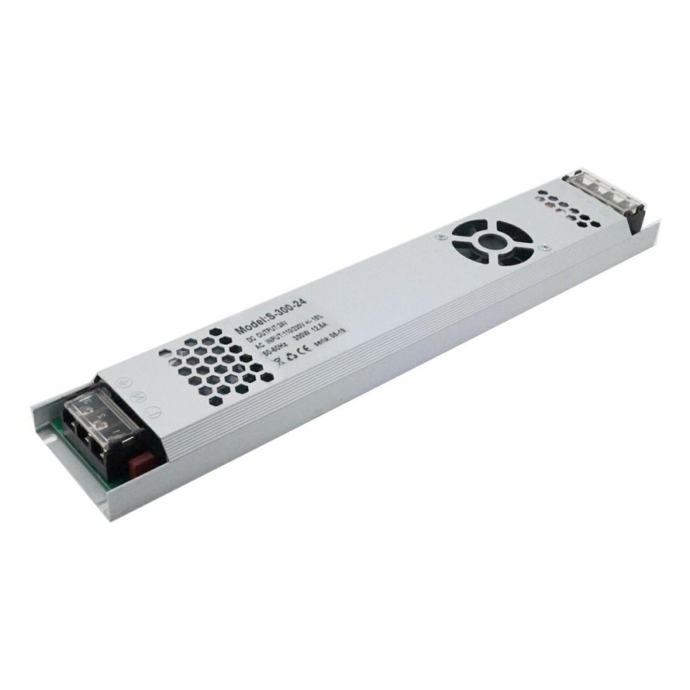 Modulárny napájací zdroj s pevným napätím 300W 12A 24V DC PFC SLIM LED