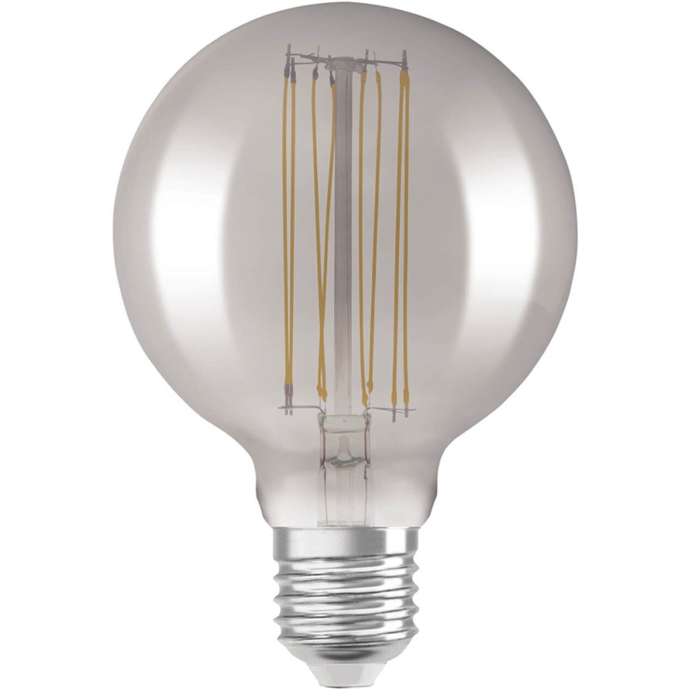 Dekoratívna LED žiarovka E27 G125 11W = 42W 500lm 1800K Warm 320° Filament Dimmable OSRAM Vintage 1906