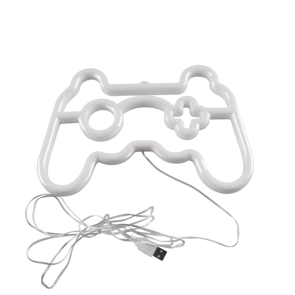 E-shop Dekoratívne LED svietidlo na batérie 3W White Neon Sanico Goldlux
