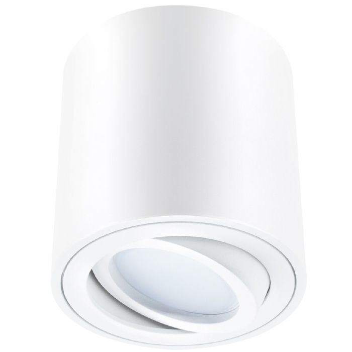 Prisadená halogénová bodová trubica EGIO GU10 okrúhla biela 83 mm - LUMILED