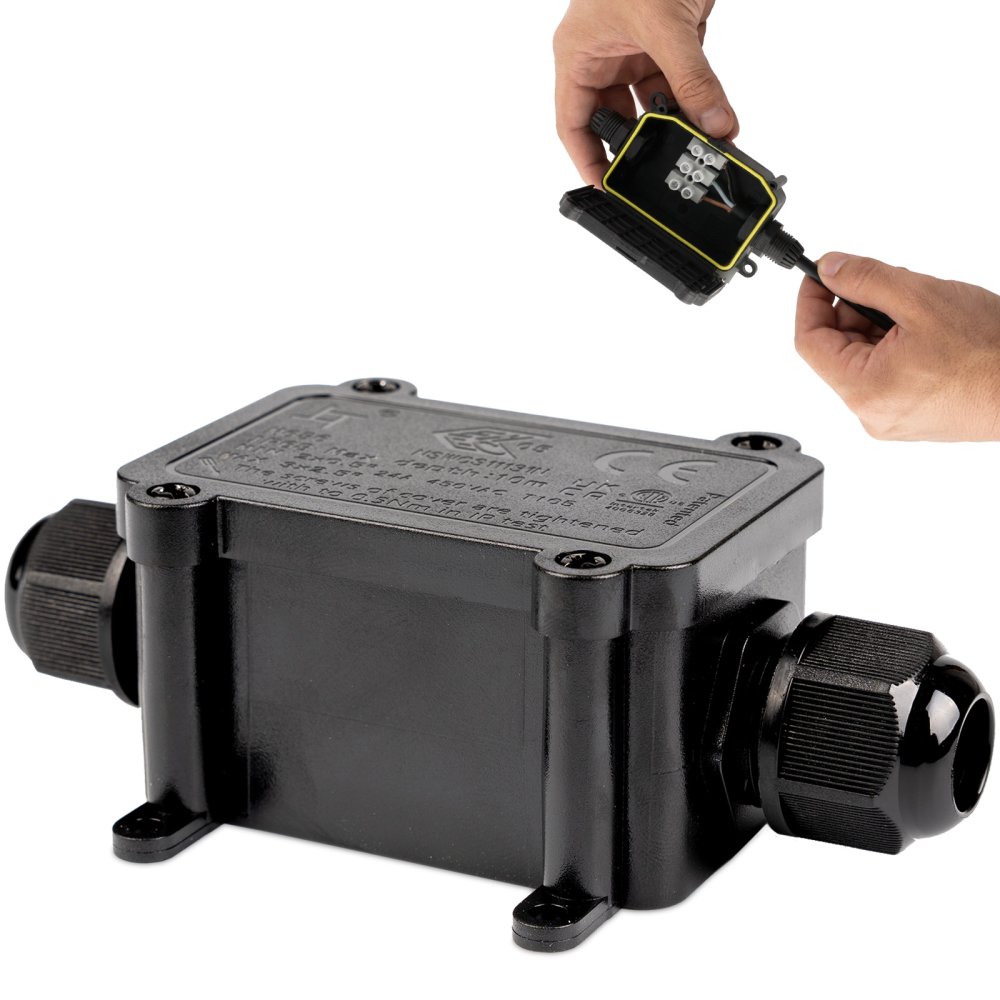 E-shop Hermetická povrchová spojka na kábel 0, 5 - 2, 5mm IP68 LUMILED