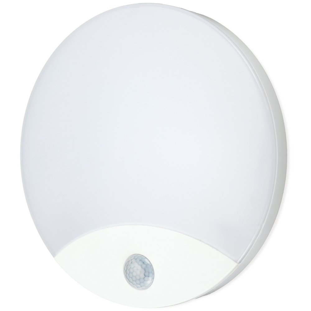 Nástenné svietidlo LED Plafond s pohybovým a súmrakovým senzorom 10W Neutrálna farba 4000K IP44 ORBIS Kobi