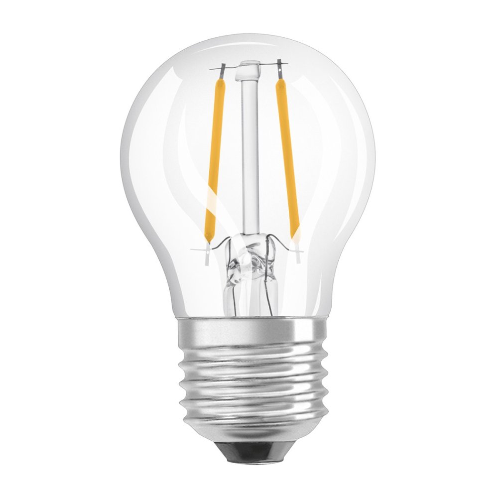 LED žiarovka E27 P45 CL 1,5W = 15W 136lm 2700K Warm 300° Filament OSRAM STAR