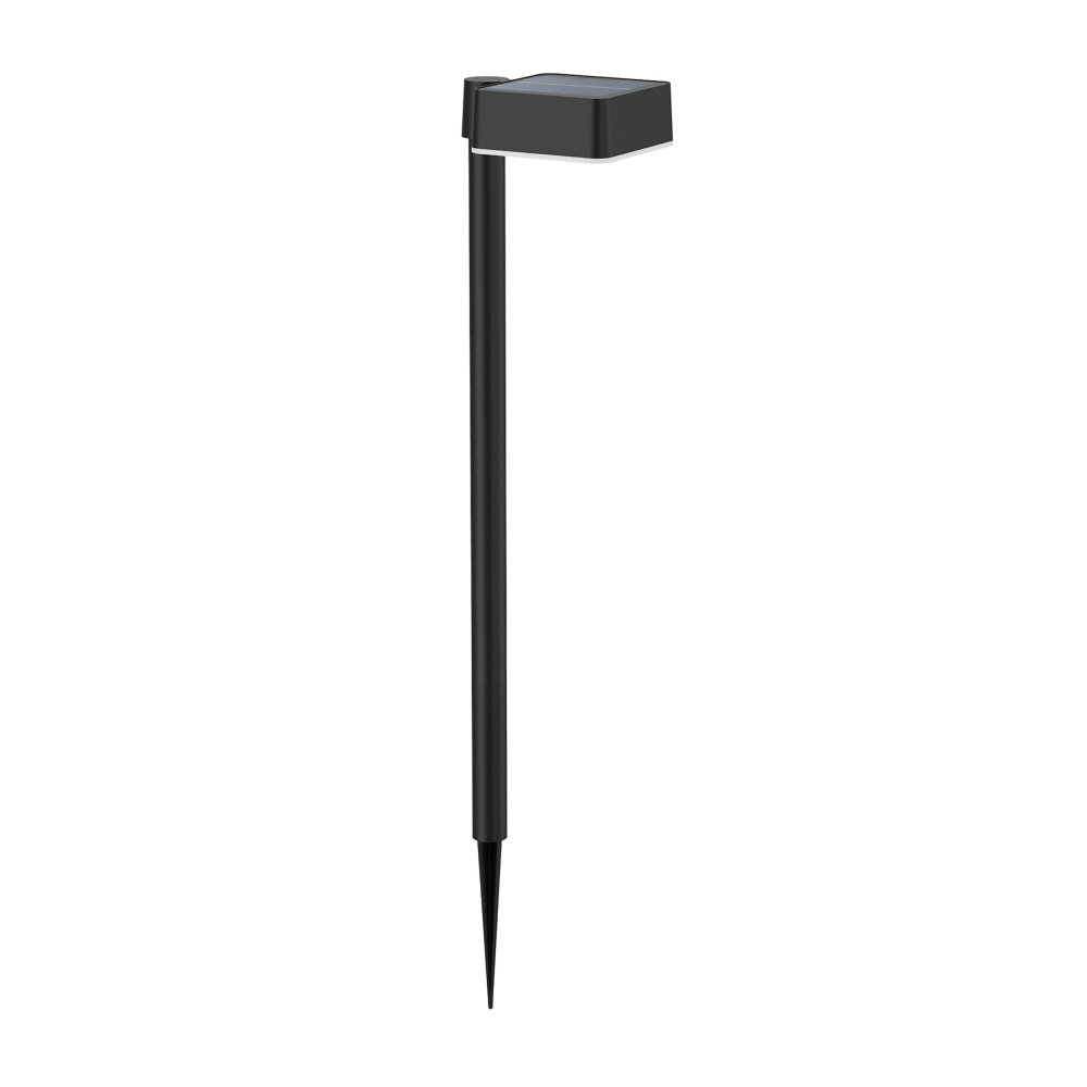 Záhradná Solárna lampa LED 1,5 W 200 lm 2700 K čierna Vynce Philips