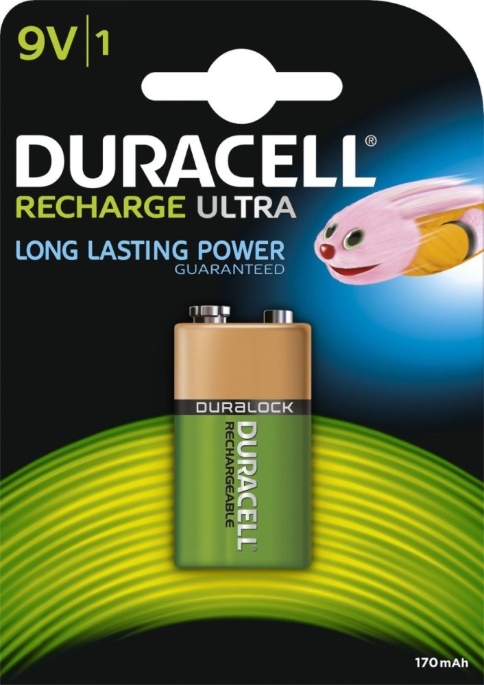 Nabíjacia batéria Duracell HR-9V 6F22 170mAh