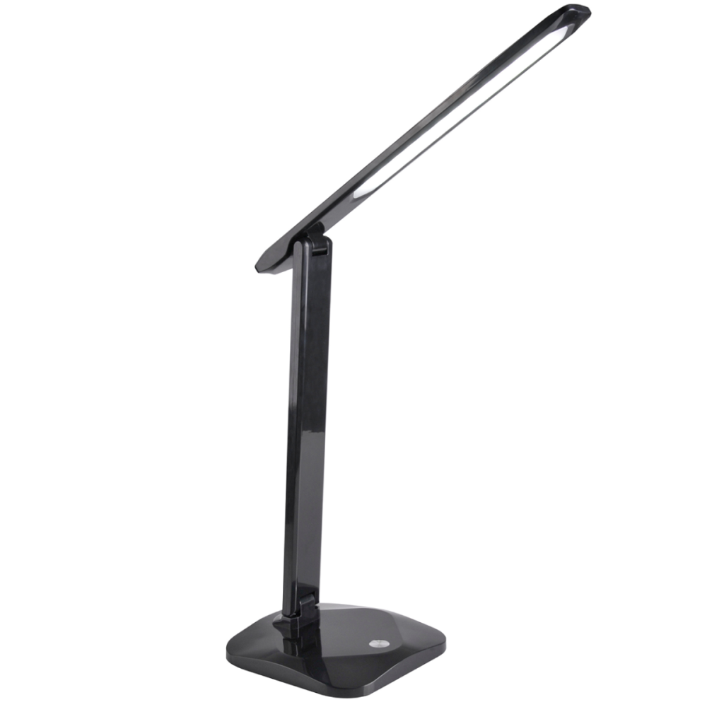 LED 8W CCT 3v1 3000-6500K Školská stolová lampa čierna TOLEDO GOLDLUX (Polux)