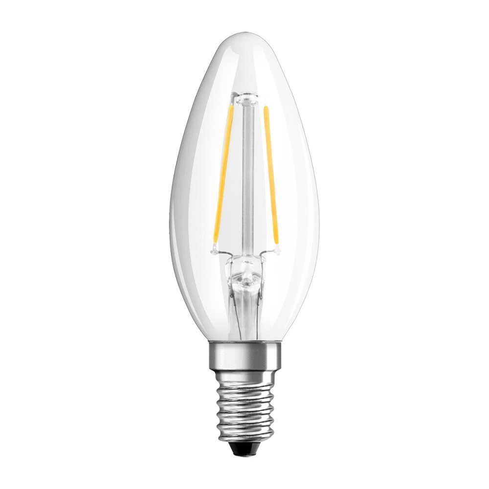 LED žiarovka E14 B35 CL 2,5W = 25W 250lm 4000K Neutrálne 300° vlákno OSRAM STAR