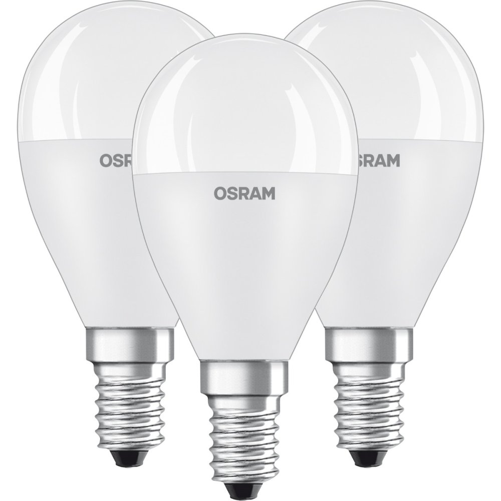 3PAK LED žiarovka E14 P45 7W = 60W 806lm 3000K Warm 200° OSRAM VALUE