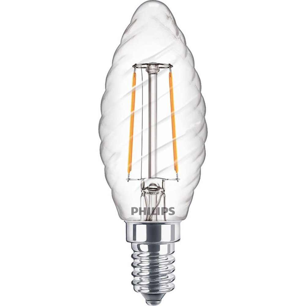 LED žiarovka E14 BW35 2W = 25W 250lm 2700K Warm Filament PHILIPS