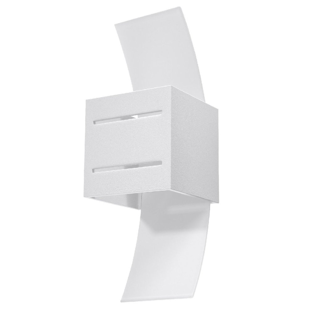 LED svietidlo LORETO G9 Nástenné svietidlo biele SOLLUX