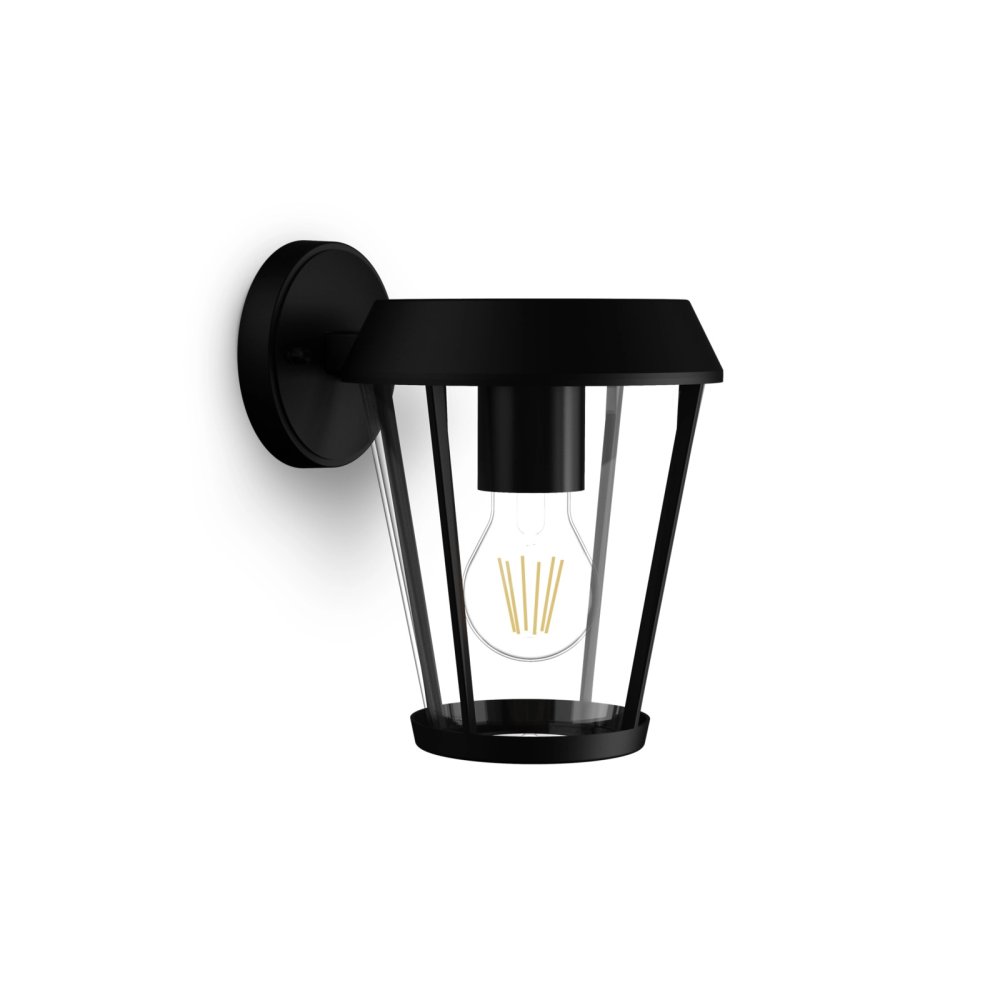 E-shop Vonkajšia lampa E27 IP44 Black Sunera Philips