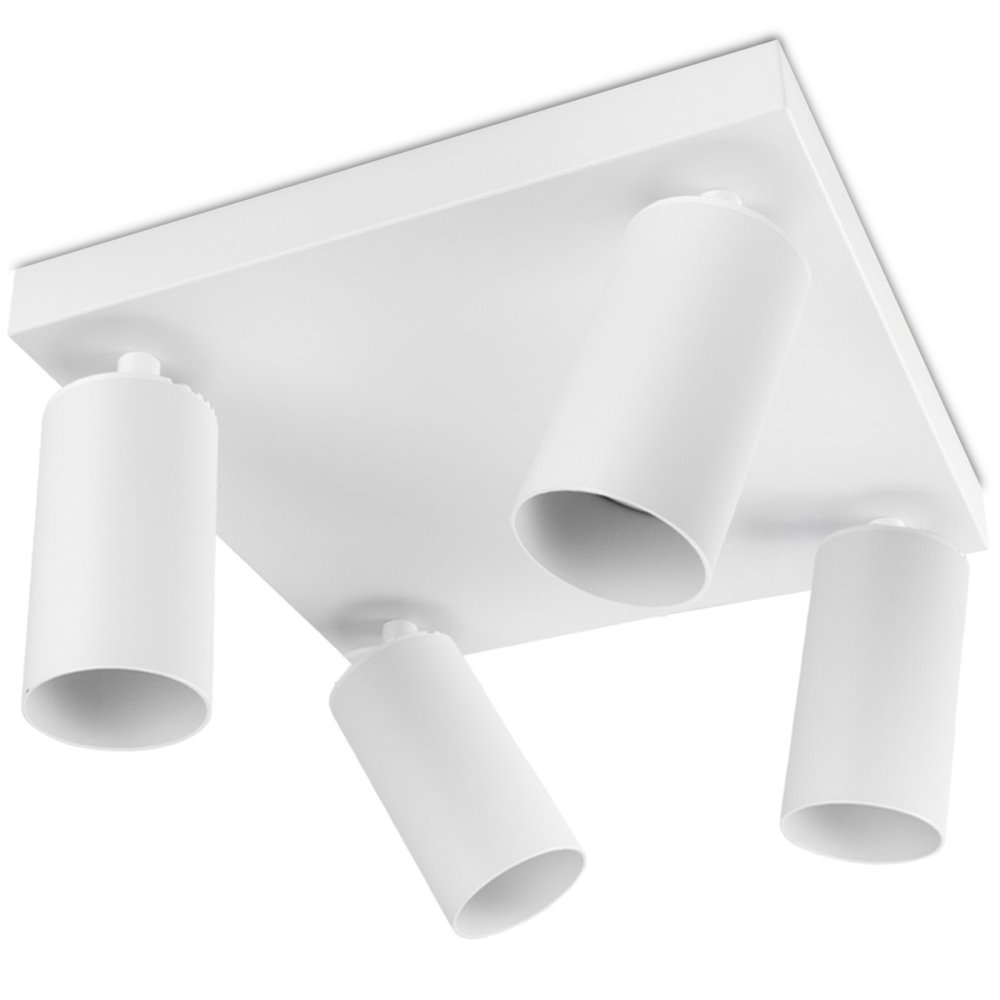 E-shop Stropná lampa plafón spot tuba reflektor halogénové svietidlo 4x GU10 TABULA LUMILED