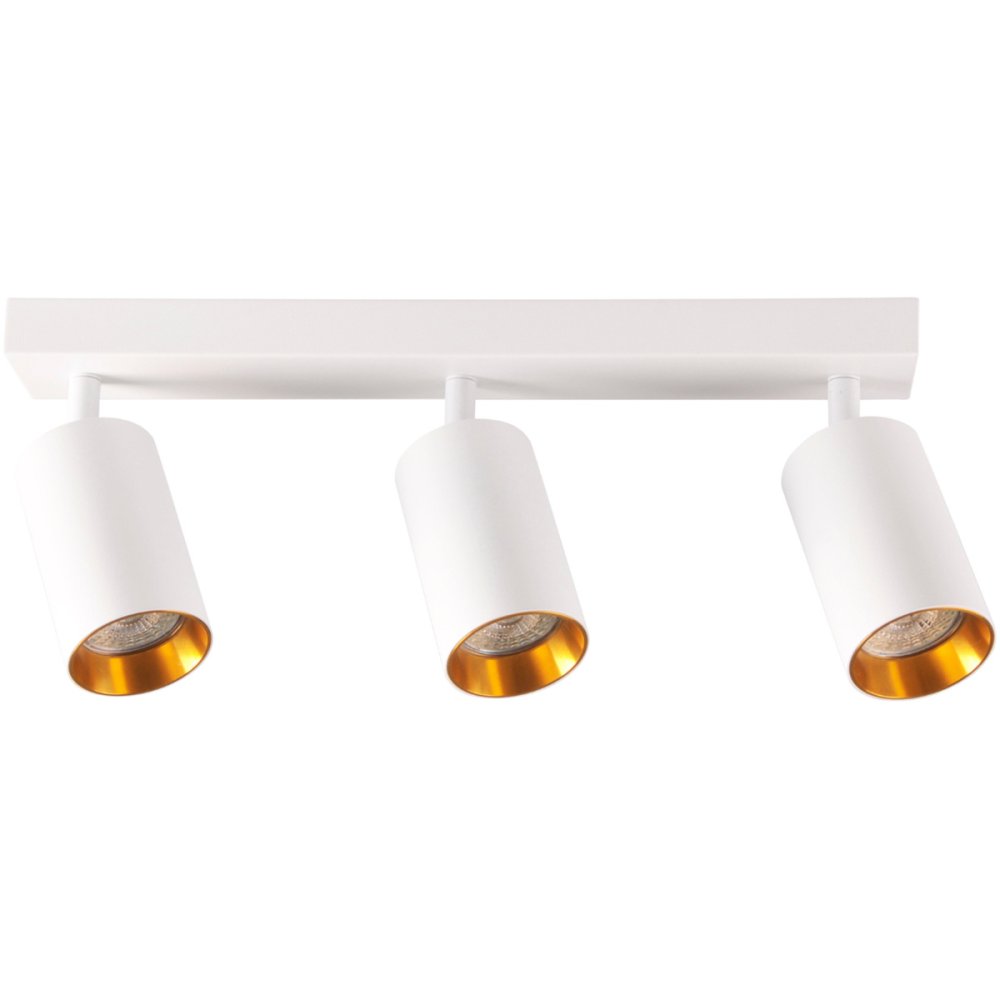 LED stropné/stenové svietidlo 3 x GU10 MARIBEL White GOLDLUX (Polux)
