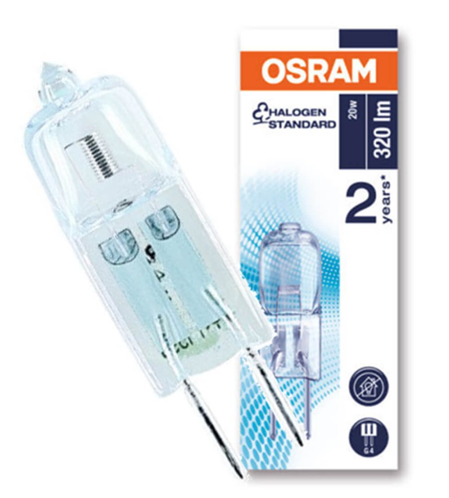 Halogénová žiarovka G4 Capsule 20W 320LM 12V Halostar Oven OSRAM