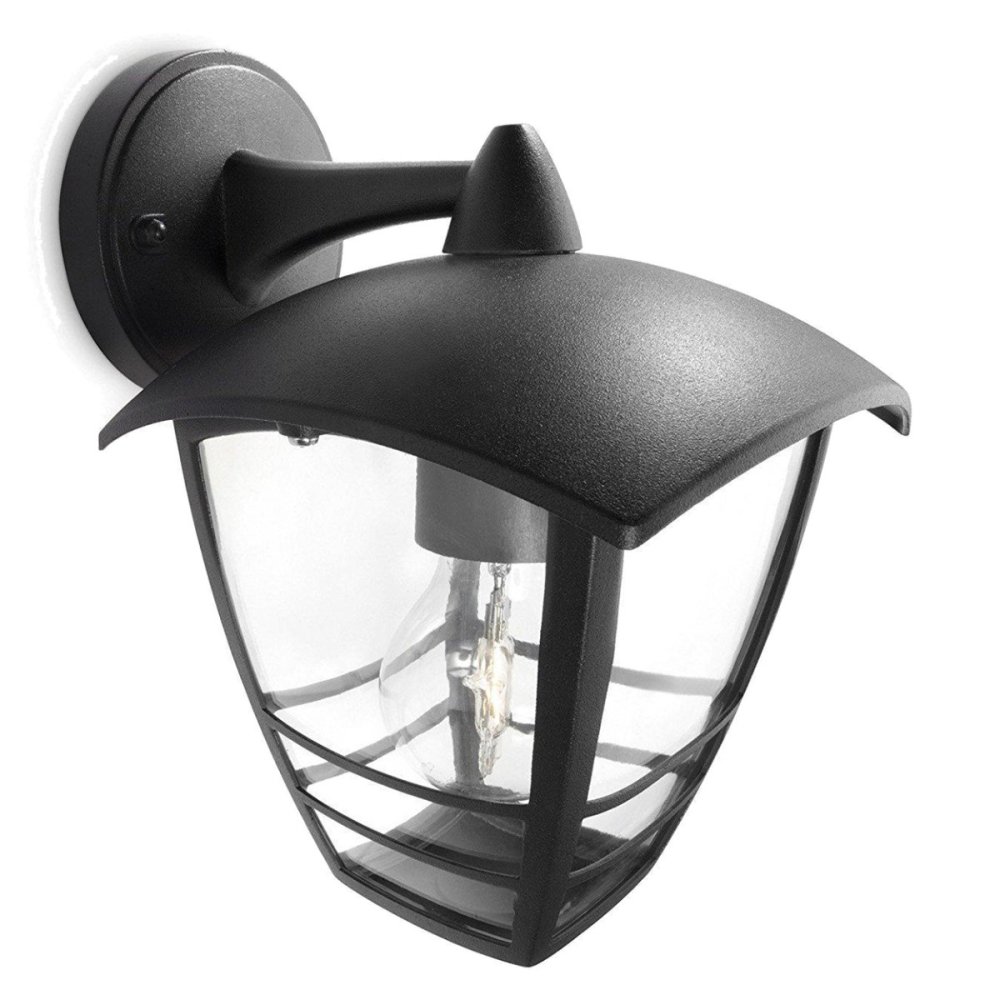 CREEK myGarden E27 IP44 Záhradná lampa LED otočená smerom nadol čierna PHILIPS