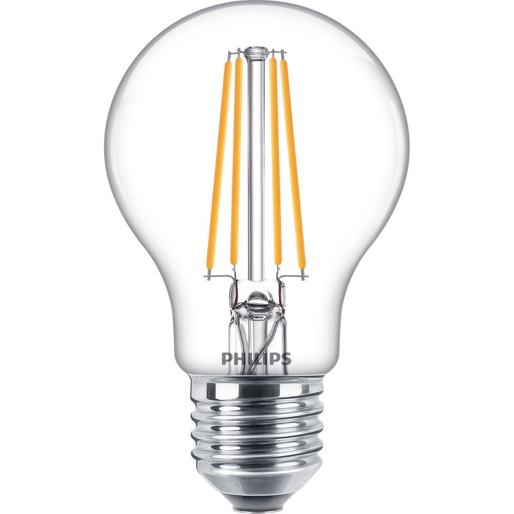 6x LED žiarovka E27 A60 7W = 60W 850lm 4000lm Neutral 300° FILAMENT EC Multipack Philips
