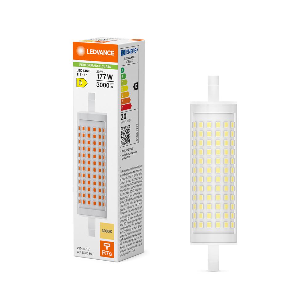 LED žiarovka R7s 20W = 177W 3000lm 3000K Warm 300° Ledvance