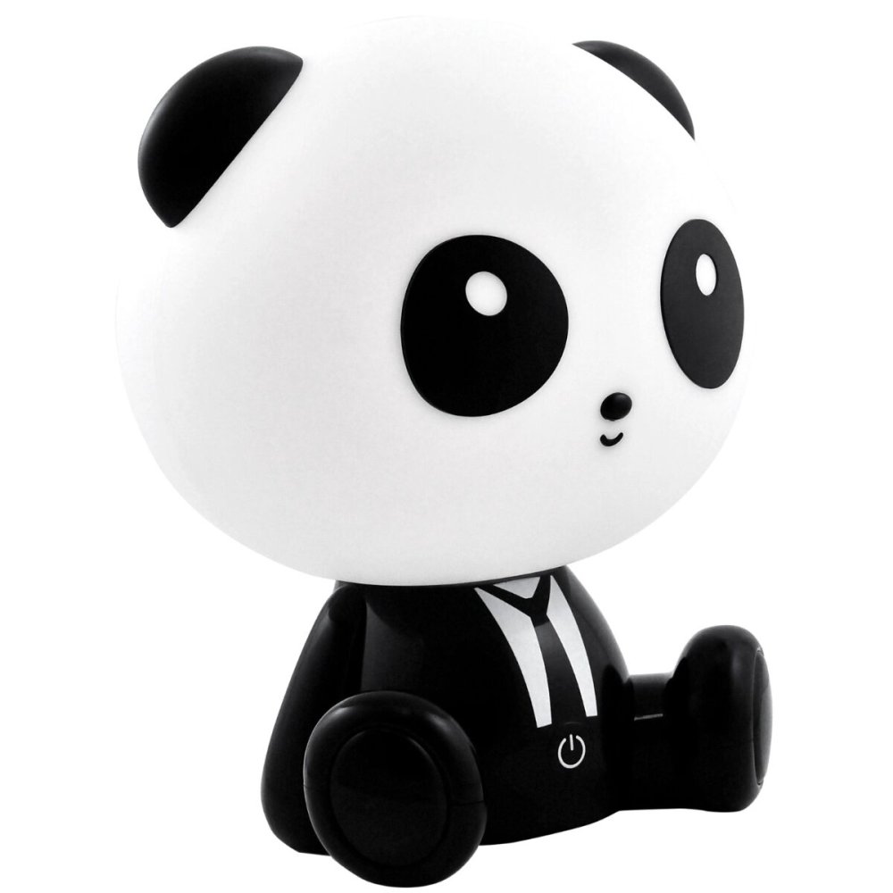 E-shop Dekoratívna LED lampa 2,5 W 59 lm biela čierna stmievateľná Panda Sanico Goldlux