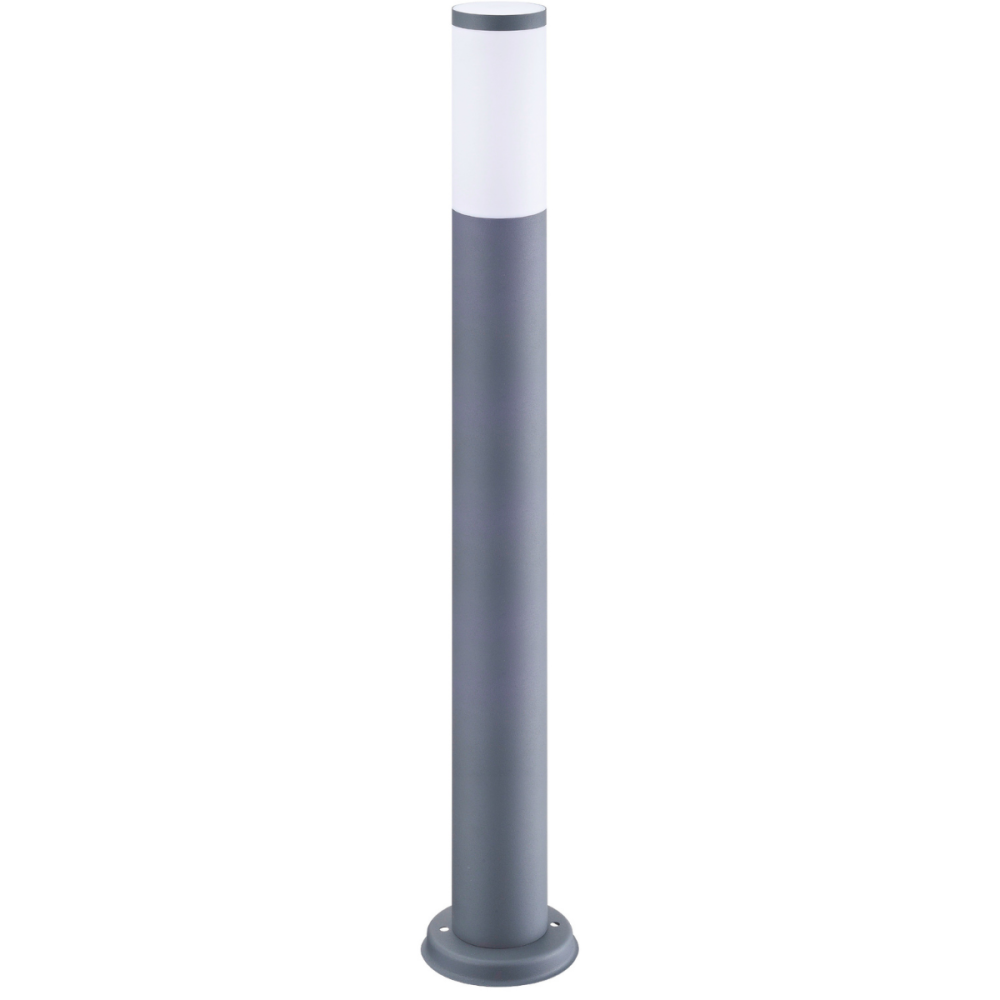 E-shop Záhradný stĺpik lampa E27 sivá IP44 Oslo