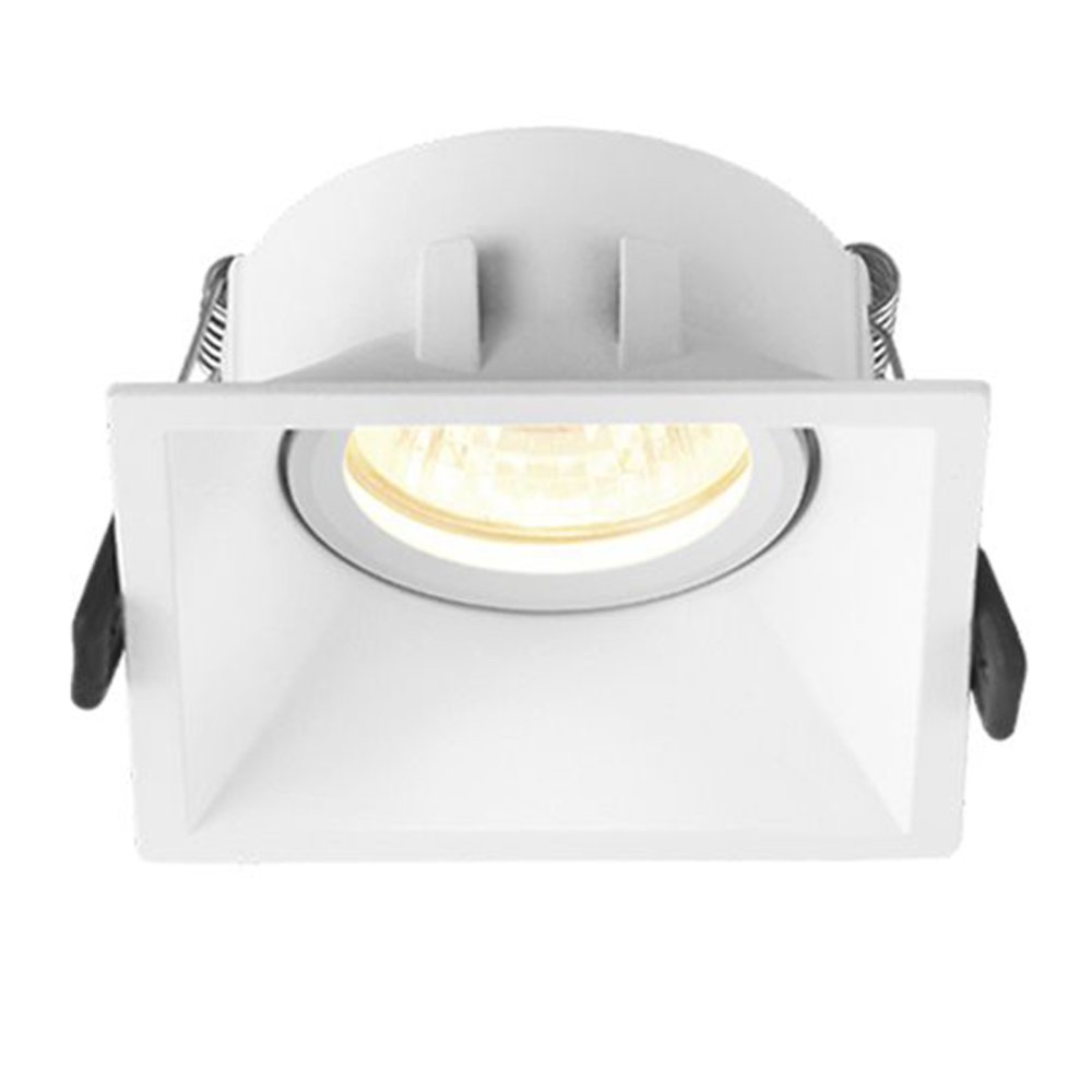 E-shop Zapustené bodové svietidlo HALOGEN Square GU10 White Videx