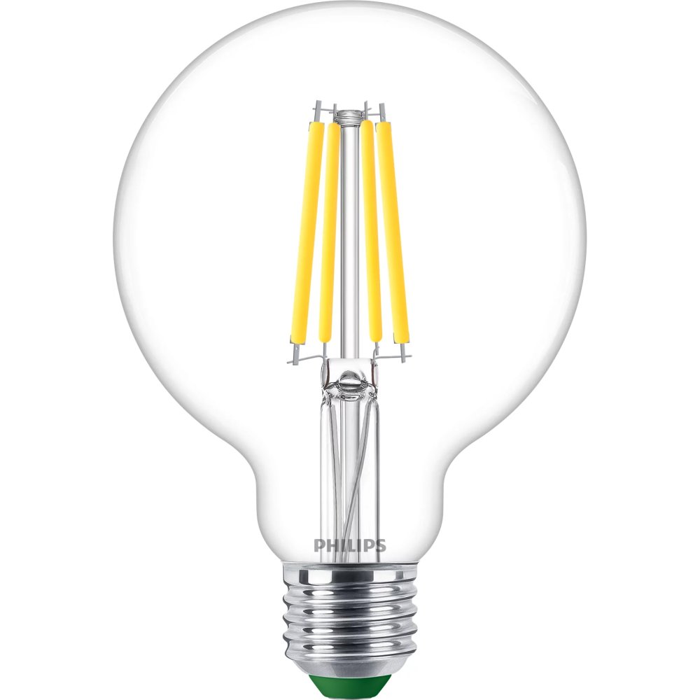 E-shop LED žiarovka Globe E27 G95 4W = 60W 840lm 4000K Neutrálne vlákno PHILIPS Ultra Efficient