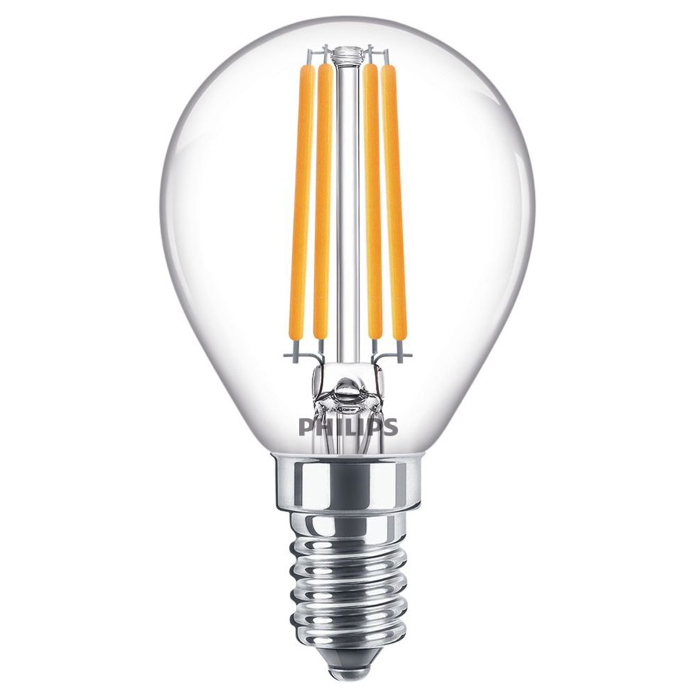E-shop LED žiarovka guľová E14 P45 6,5W = 60W 806lm 2700K teplé vlákno PHILIPS