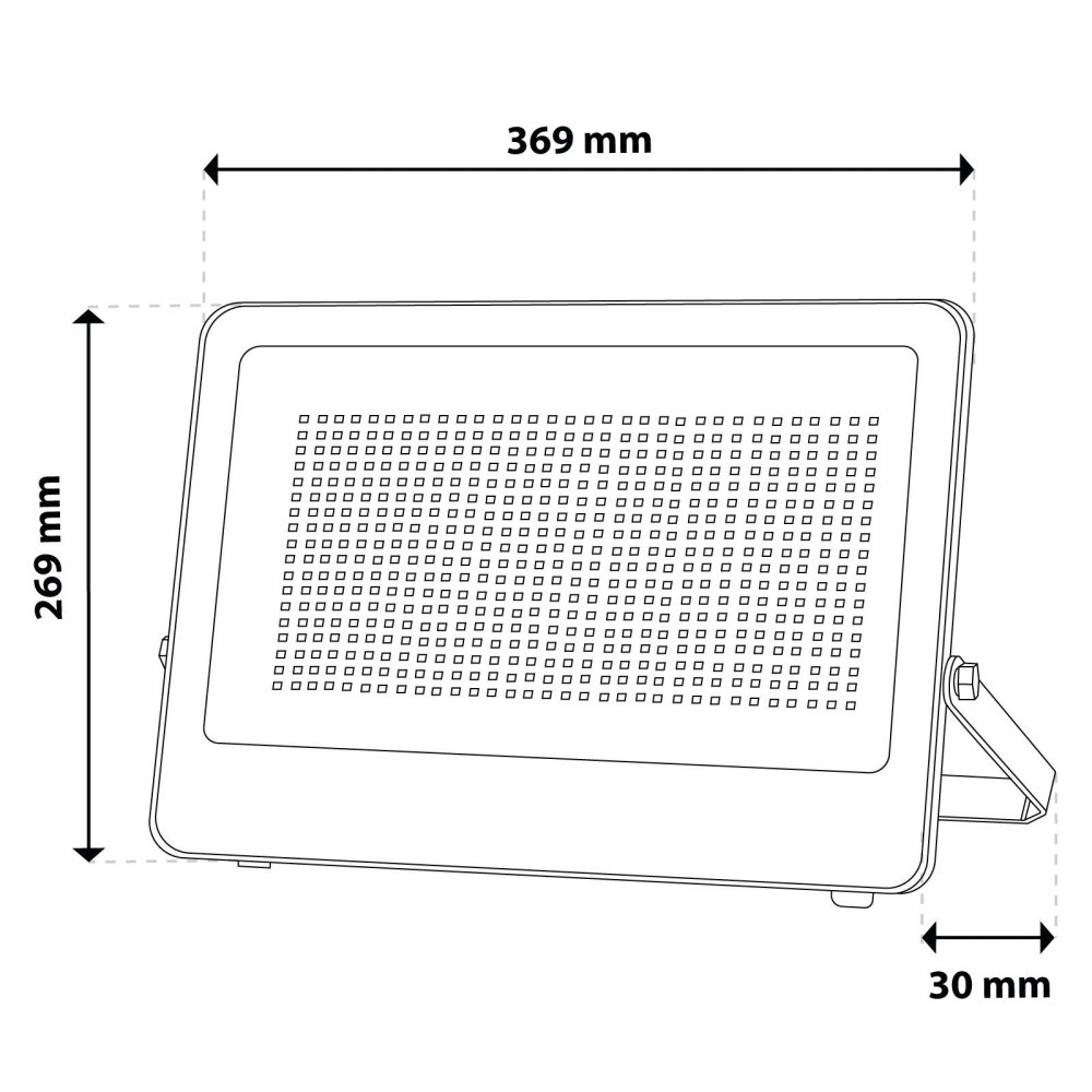 E-shop LED reflektor TRINOX 200W 22000lm CCT IP66 sivý LUMILED