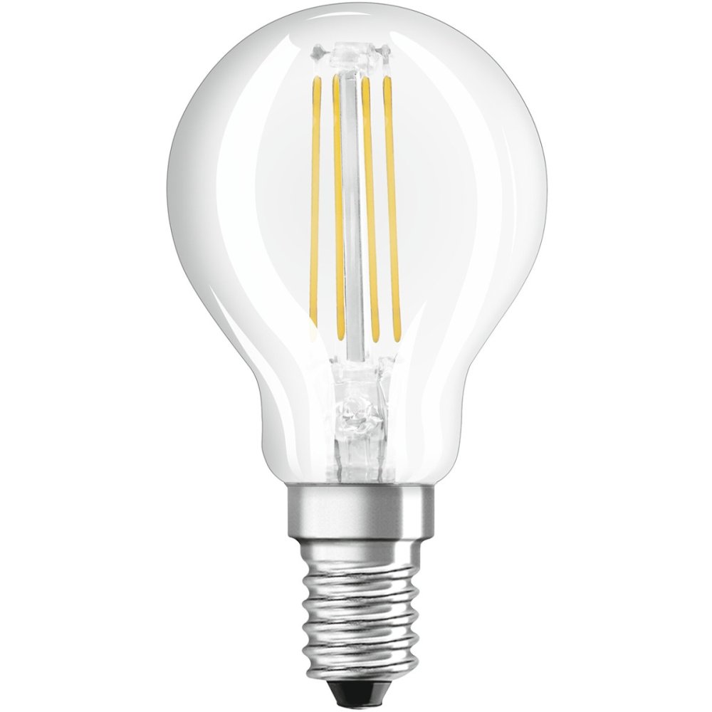 LED žiarovka E14 P45 4,8W = 40W 470lm 4000K Neutrálne 320° Stmievateľné vlákno OSRAM SUPER STAR