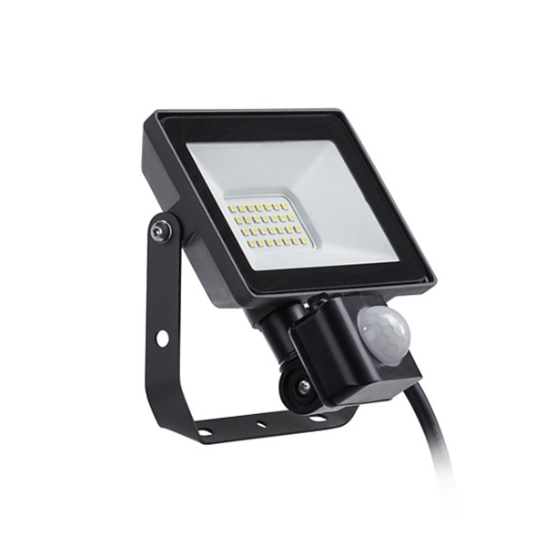 LED reflektor 20W 1800lm 3000K IP65 čierny so senzorom pohybu a súmraku ProjectLine Floodlight PHILIPS