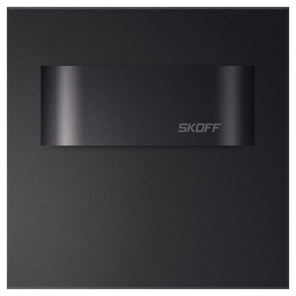 Schodiskové svietidlo LED 0,8W 6500K 10V DC IP20 čierne matné TANGO SHORT Skoff