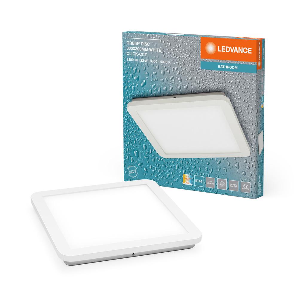 LED kúpeľňové svietidlo 22W 1800lm CCT biela IP44 30cm Obris Ledvance