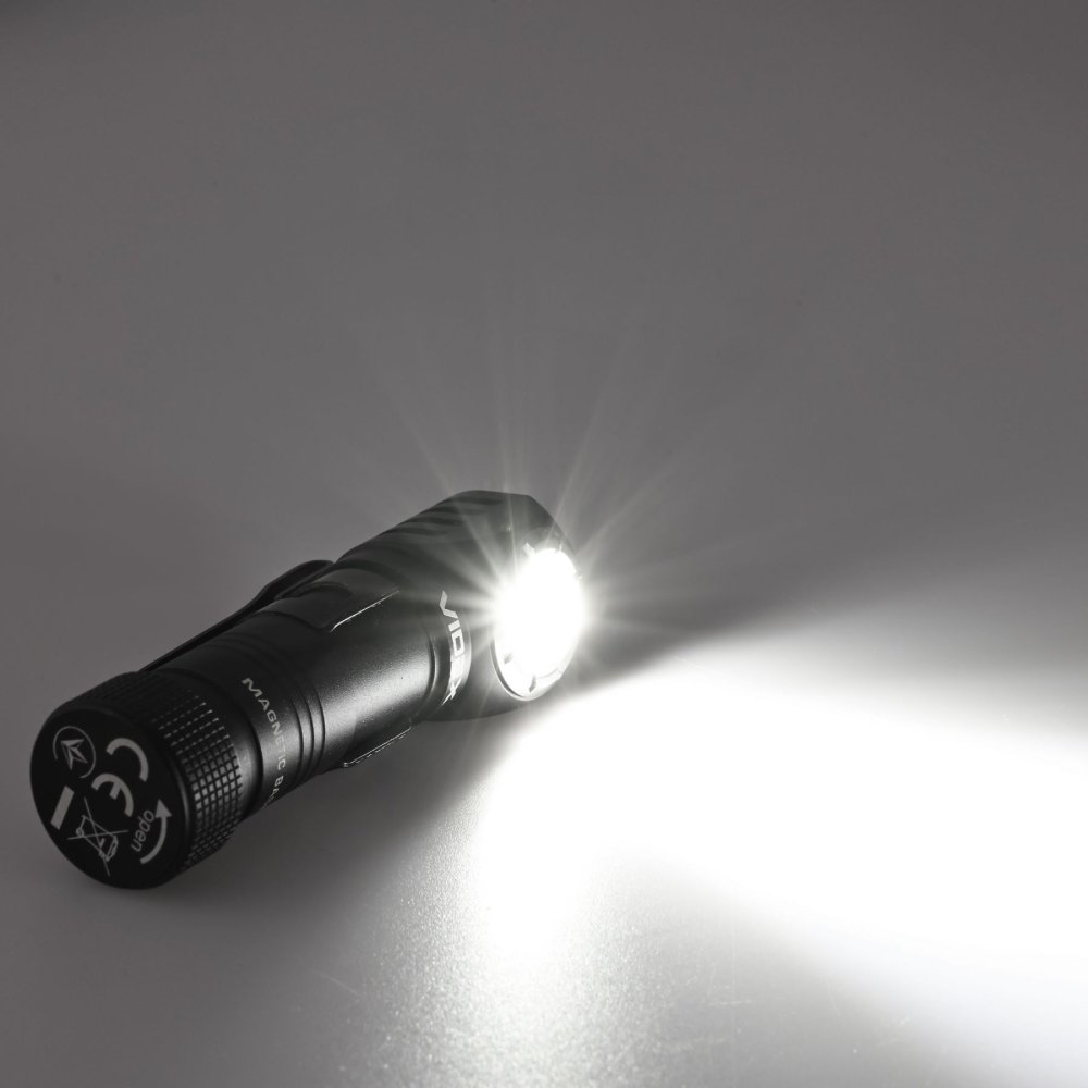 E-shop LED čelová svietidlo 3 farby svetla 20W 200lm 5000K čierna IP68 Videx