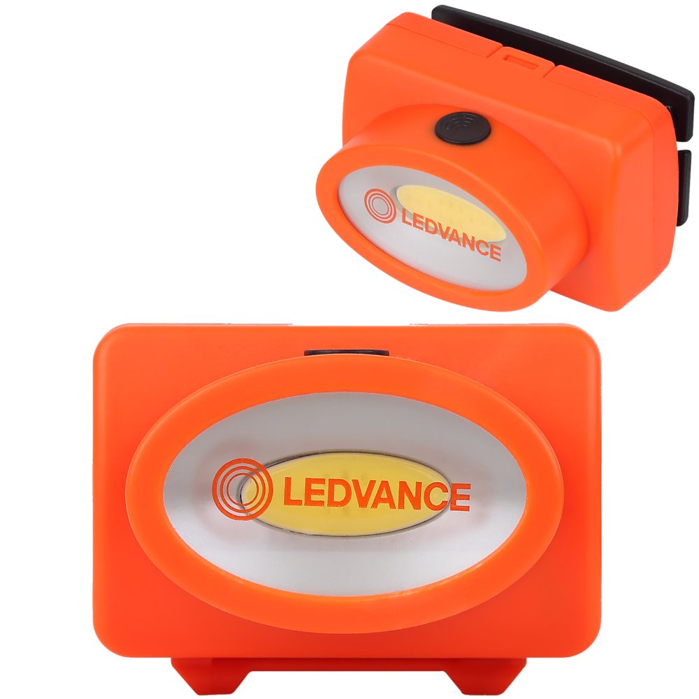 LED hlavová baterka 2,2 W 100 lm 6500 K studená oranžová baterka Ledvance
