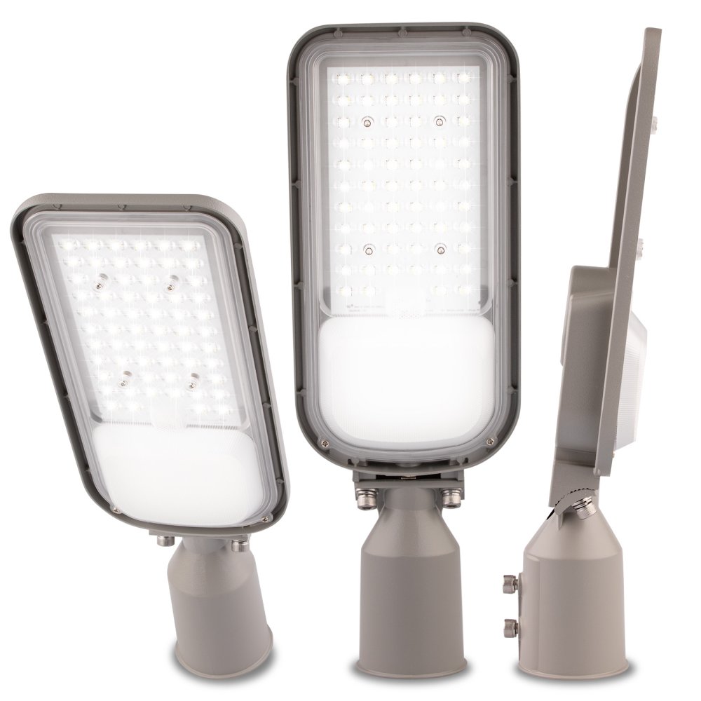 E-shop LED pouličné svietidlo LUXOS2 Priemyselné cestné svietidlo 50W 7000lm 4000K IP65 ALS LUMILED