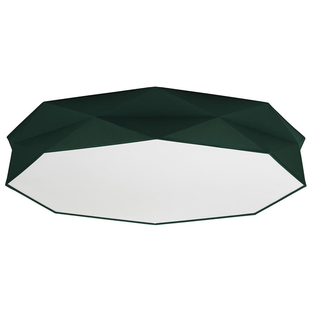 Stropné svietidlo Plafónové svietidlo KANTOOR Okrúhle zeleno-biele 86cm 15W 6xE27 1081 TK Lighting