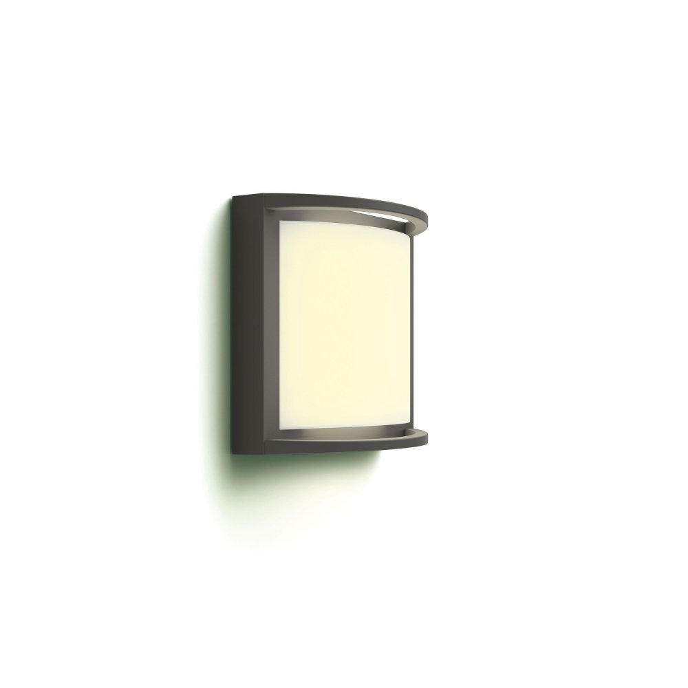 E-shop Vonkajšie nástenné svietidlo LED 3,8 W 800 lm 2700 K antracitová Samondra Ultra Efficient Philips