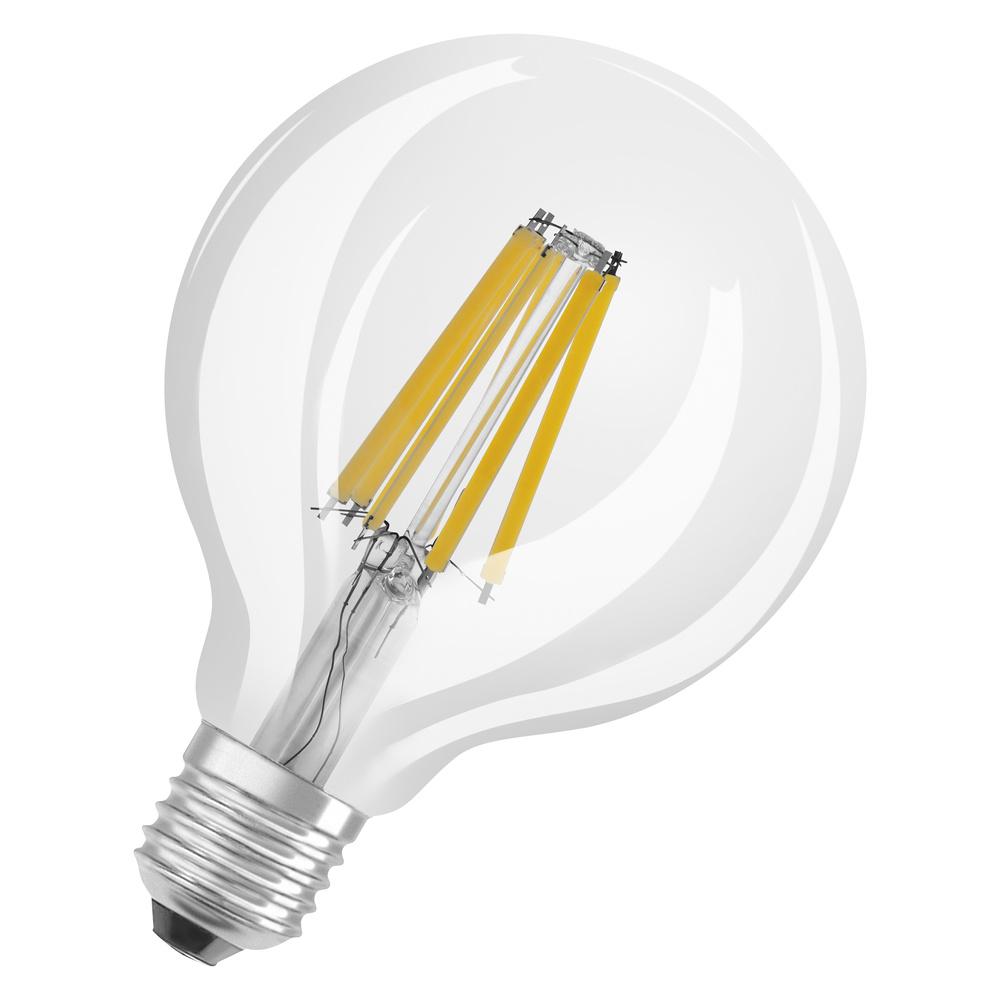 LED žiarovka G95 Sphere E27 11W = 100W 1521lm 4000K Neutrálne CRI90 300° Stmievateľné vlákno SUPERSTAR PLUS CLASSIC Osram