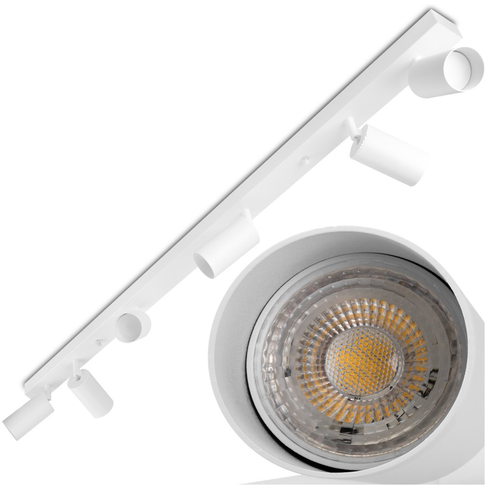 Stropná lampa SPOT TUBA reflektor halogénová 6x GU10 TABULA LUMILED