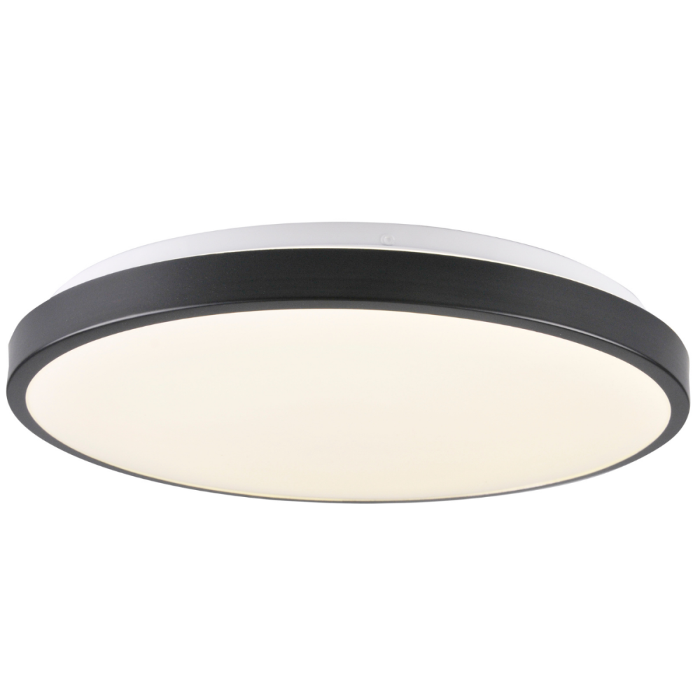 E-shop LED plafón stropný 24W 2500lm 4000K neutrálna 120° biely čierny Kern Sanico Goldlux