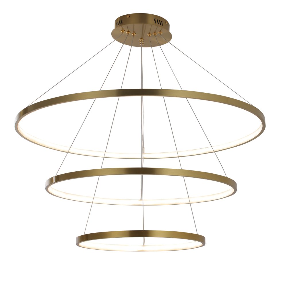 E-shop Závesná lampa 60W 8000lm 4000K neutrálna 120° zlatá LEA