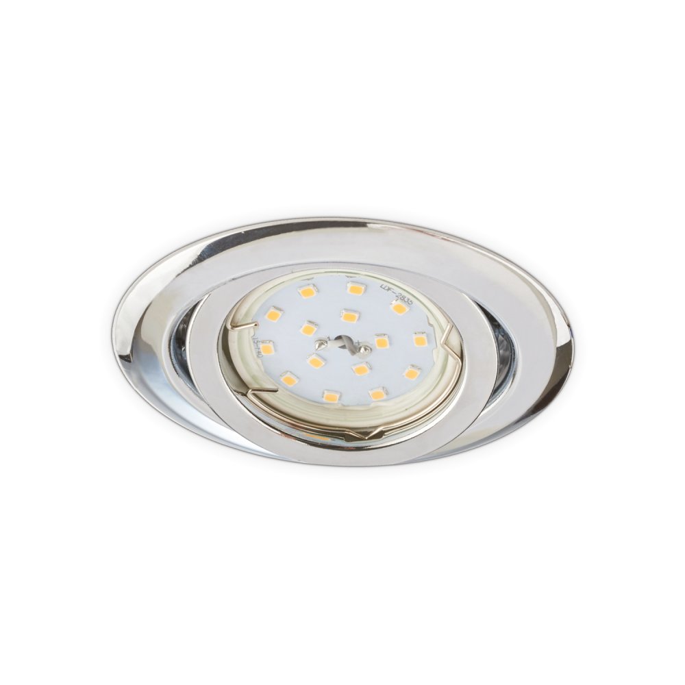 E-shop Halogénové podhľadové svietidlo GU10 MR16 OH15 Round Movable Chrome Kobi